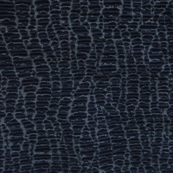 Armani Collezioni  Navy Blue & Grey Textured Stretchy Jacquard Shift Dress Italy - Picture 10 of 16